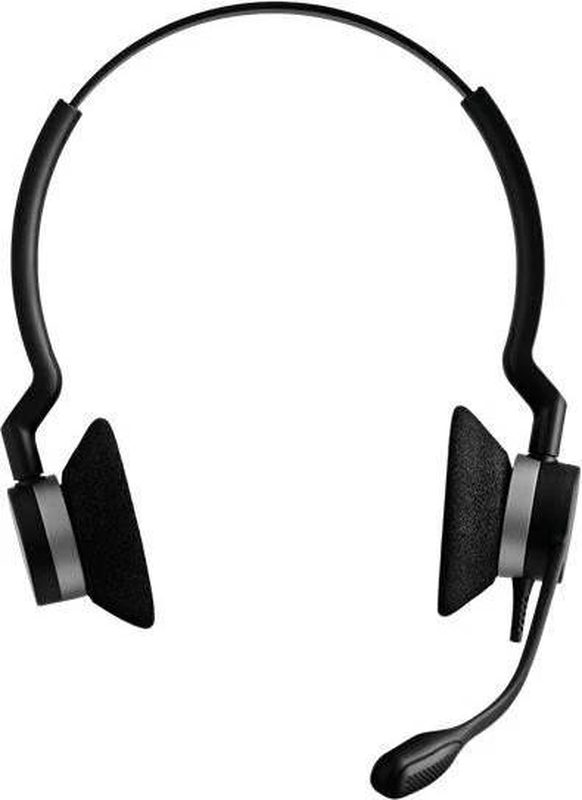 Jabra biz 2300 USB ms duo 2399-823-109 wired on-ear contact center headset noise-cancelling mic teams black-null