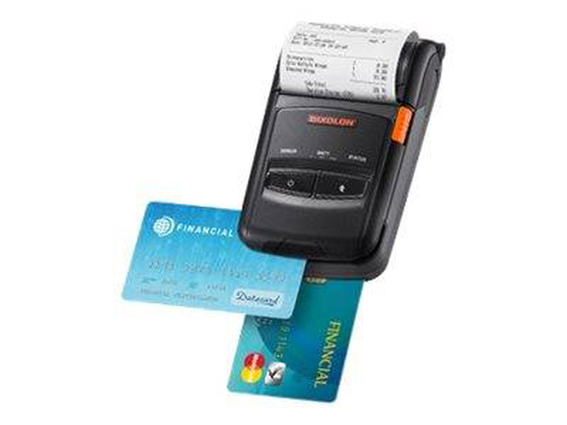 Bixolon spp-r210iakl/bege 58mm portable mobile thermal receipt printer 203dpi USB bluetooth ios mfi ip54 rugged black-null