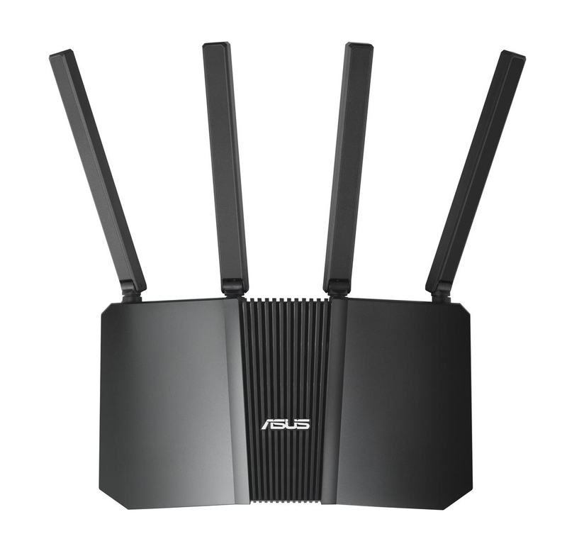 Asus rt-be82u dual-band Wi-Fi 7 router be6500 6500mbps five 2.5GBe ports USB wan aimesh mlo 4k-qam black-null