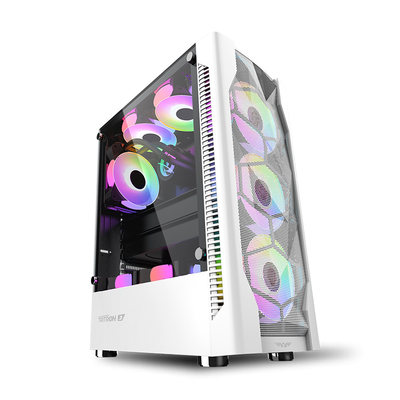 Armaggeddon gaming case atx 3xargb tritron 3 white, , medium