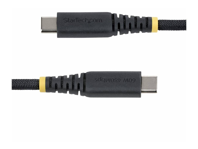 Startech.com 1m USB-c to USB-c cable 60w black braided-null