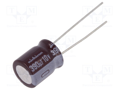 390mf 10v electrolytic capacitor x2pcs, , medium