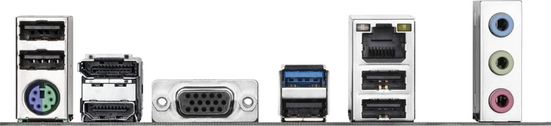 Gigabyte h810m s2h micro-atx motherboard lga 1851 intel h810 ddr5 pcie 4.0 m.2 HDMI displayport gbe black-null