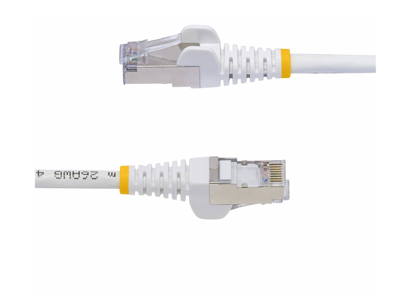 Startech.com 10m white cat8 ethernet cable, snagless, s/ftp, 25G/40g - patch cable - rj-45 (m) to rj-45 (m) - 10 m - 5.6 mm - s/ftp - cat 5/5e/6/6a/8 - ieee 802.3bt/ieee 802.3ba - snagless, halogen-free - white-null