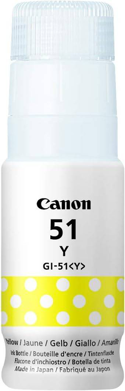 Canon gi-51 y yellow original ink refill 70ml  4548c001, , medium-null
