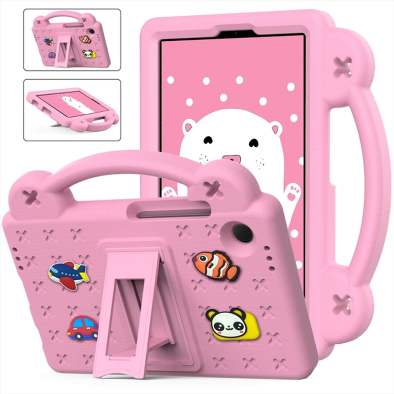 Kids protective shockproof case samsung tab a9 a11 x110 x115 x130 x135 8.7inch pink, , medium-null