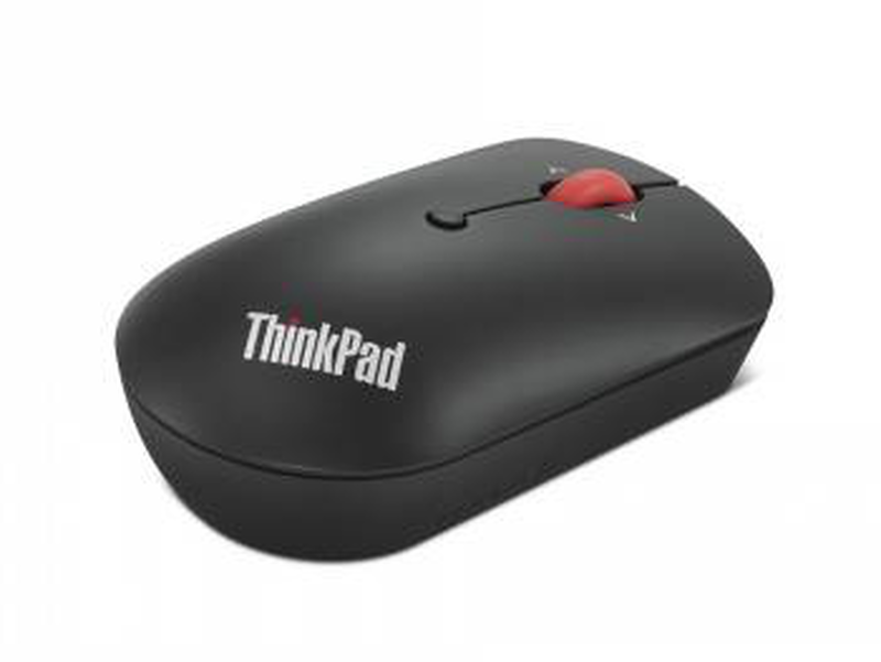 Lenovo thinkpad compact / mouse / right and left-handed / optical / 4 buttons / wireless / 2.4 GHz / USB-c wireless receiver / black / oem, , medium-null