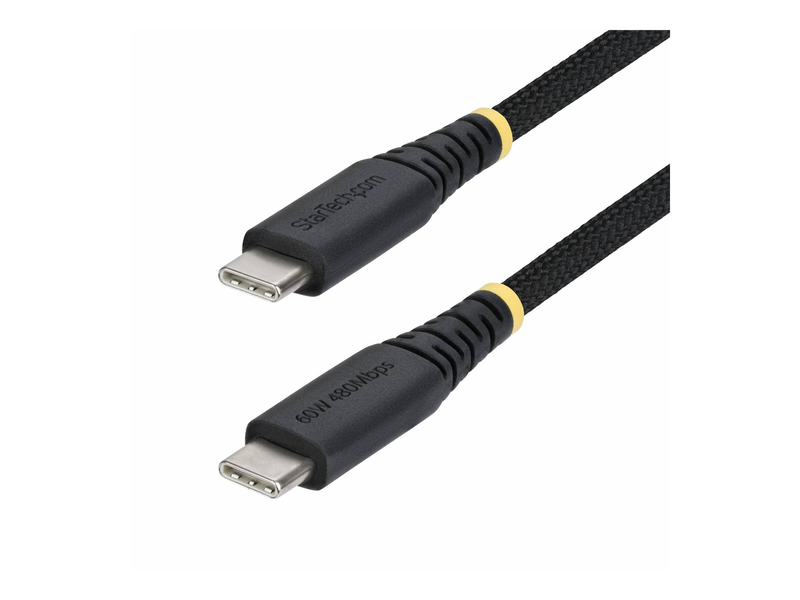 Startech.com 1m USB-c to USB-c cable 60w black braided-null