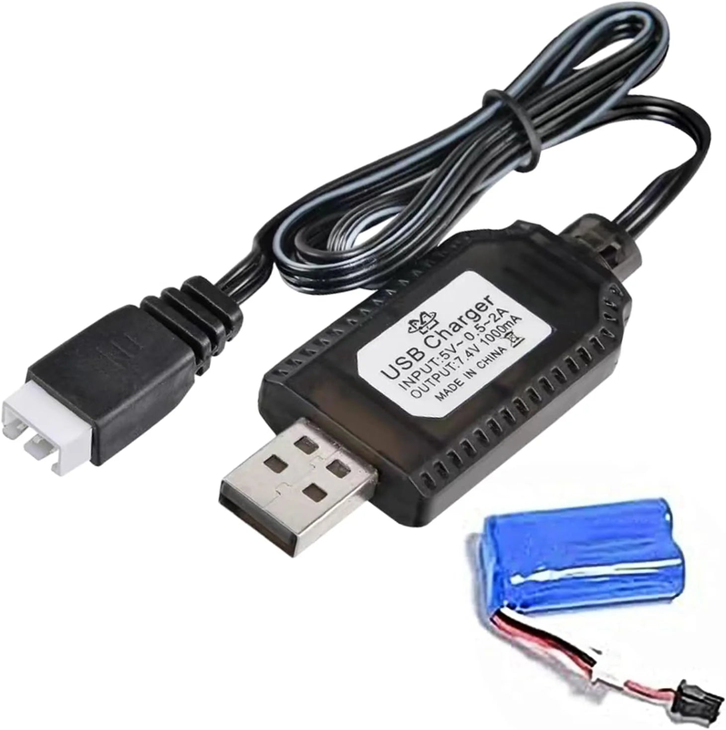 Product image: Lithium USB battery charger 7.4v 1000ma 3-pin, , medium-null