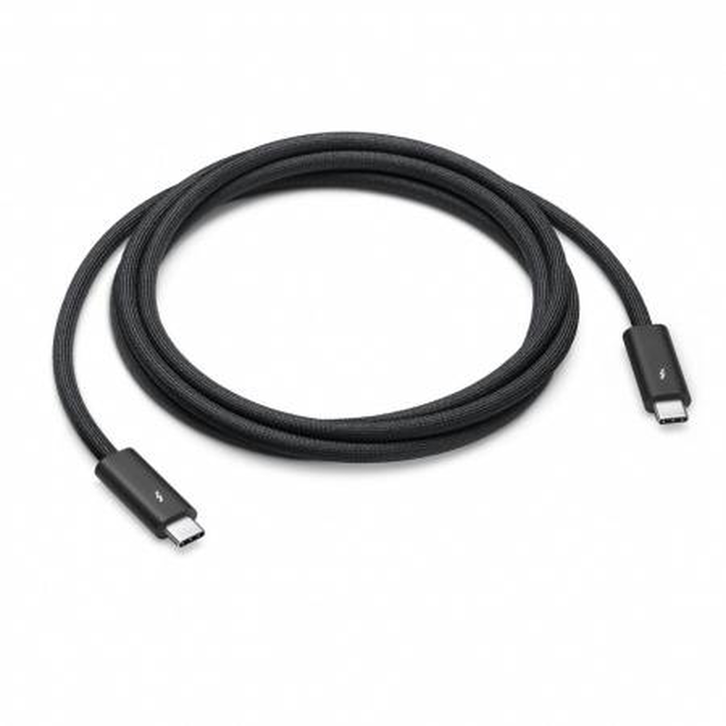 Apple thunderbolt 4 pro / thunderbolt cable / 24 pin USB-c (m) to 24 pin USB-c (m) / USB 3.2 / USB4 / thunderbolt 3 / thunderbolt 4 / displayport / 1.8 m / active, daisy chain support / black-null
