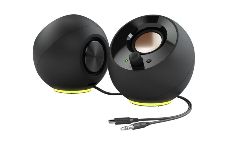 Creative pebble se USB-c desktop speakers with rgb lighting-null