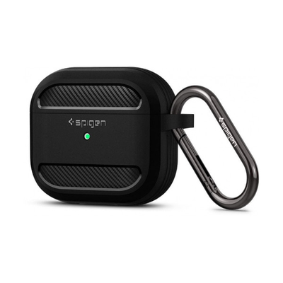Spigen rugged armor case apple AirPods 3 2021 matte black, , medium