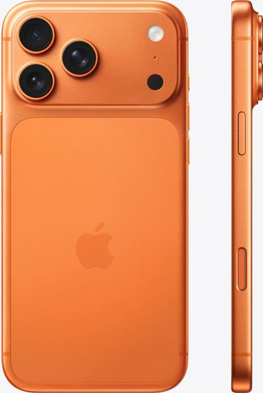 Apple iPhone 17 pro max smartphone 6.9-inch OLED 120hz a19 pro 12GB ram 256GB 5G esim cosmic orange-null