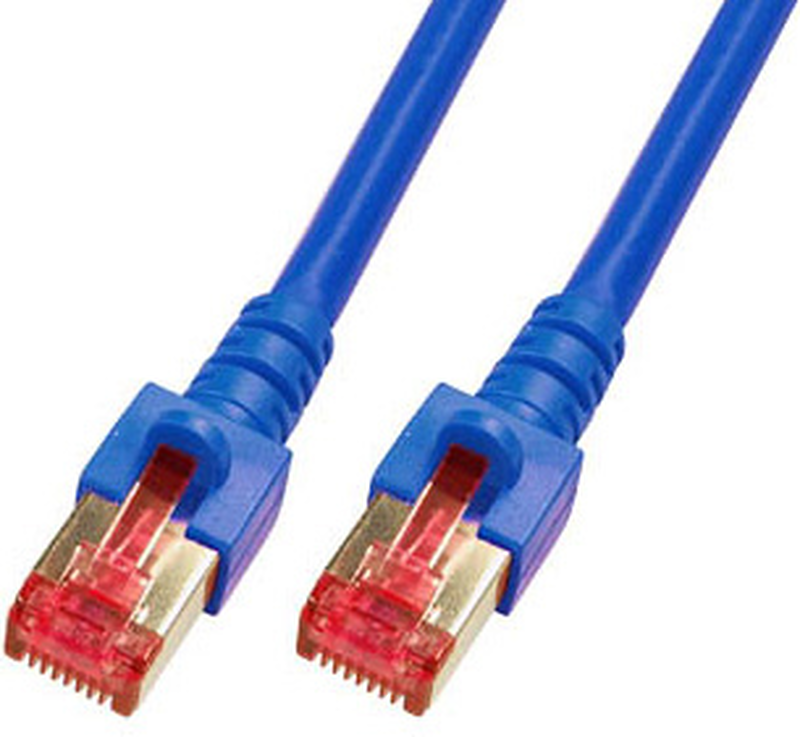 Efb-elektronik ecolan patch cable rj-45 (m) to rj-45 (m) 3 m / pairs in metal foil (pimf) / cat 6 / blue-null