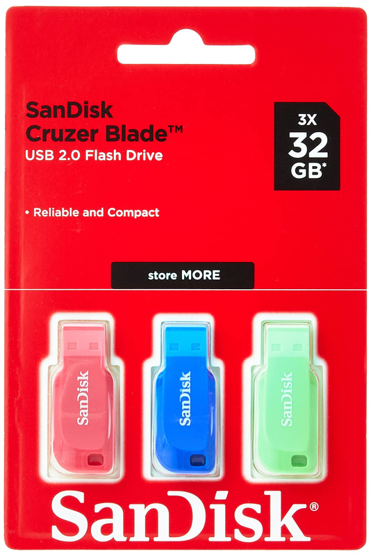 Sandisk sd USB drive 3 pack-32GB, , medium-null
