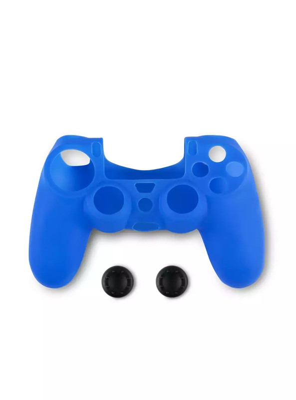 Spartan gear controller silicone cover and thump grips for ps4 blue, , medium-null