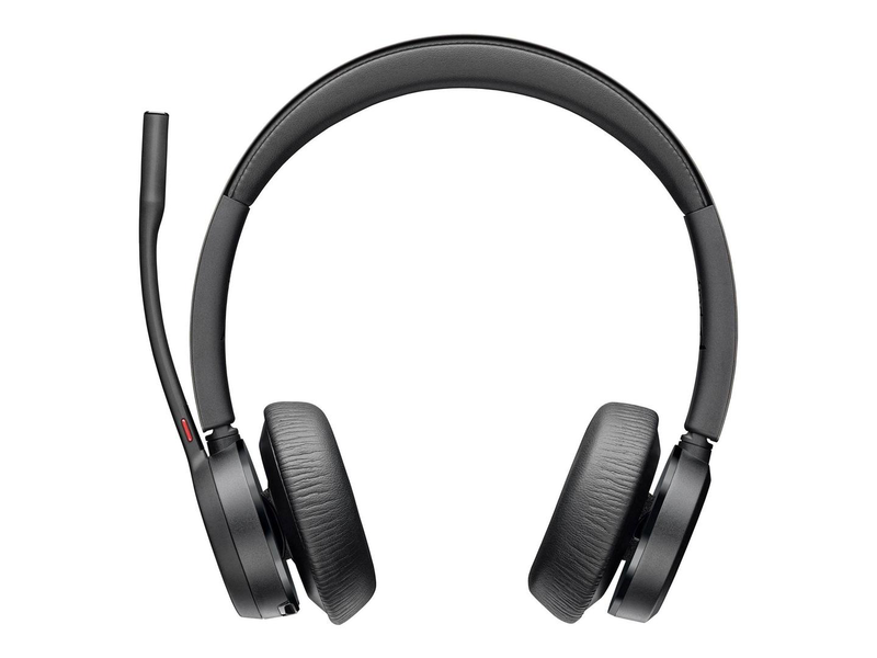 Poly voyager 4320 / headset / on-ear / bluetooth / wireless / black / zoom certified, certified for microsoft teams, , medium-null