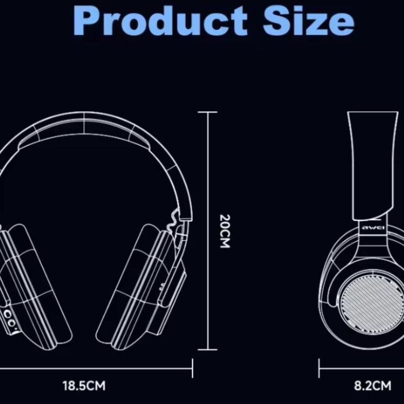 Awei a997bl over-ear &alpha;&sigma;ύ&rho;&mu;&alpha;&tau;&alpha; &alpha;&kappa;&omicron;&upsilon;&sigma;&tau;&iota;&kappa;ά bluetooth/3.5mm &mu;&epsilon; 12 ώ&rho;&epsilon;&sigmaf; &lambda;&epsilon;&iota;&tau;&omicron;&upsilon;&rho;&gamma;ί&alpha;&sigmaf; &mu;&alpha;ύ&rho;&alpha;, , medium-null