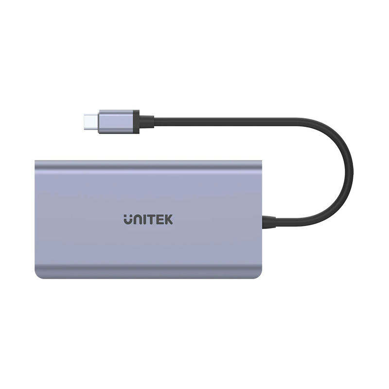 Product image: Unitek d1056a Type-C 3.1 HDMI/dp/rj45/sd/pd100w hub space grey, , medium-null