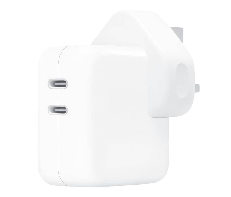 Apple power adapter 35w dual USB-c uk (mw2k3b/a)-null