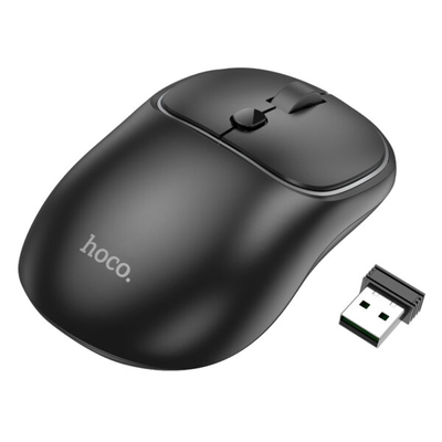 Hoco gm25 royal business bluetooth wireless mouse black, Black, medium