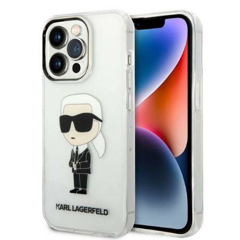 Karl lagerfeld iPhone 14 pro max hardcase ikonik - transparent, , medium-null