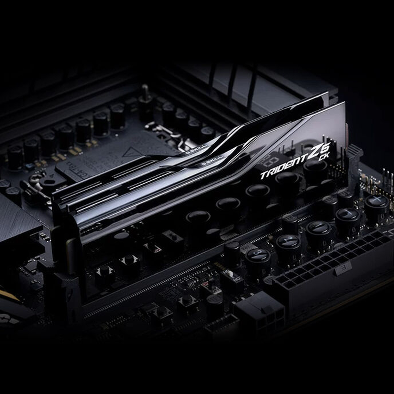 G.skill trident z5 ck black 48GB (2x24GB) ddr5-8400 cl40 cudimm xmp expo memory kit f5-8400c4052g24gx2-tz5ck-null