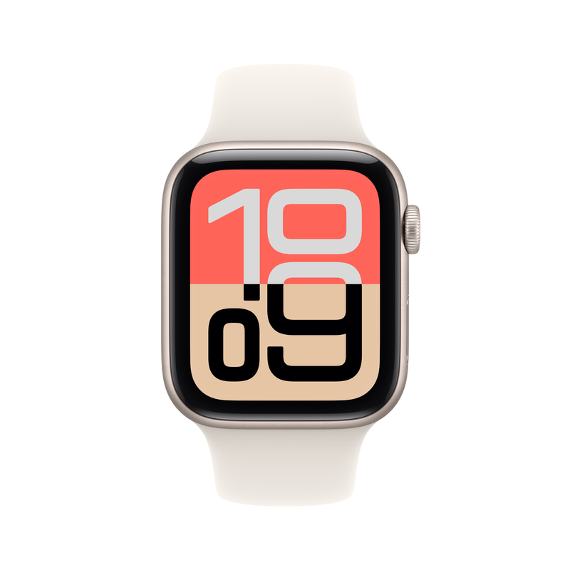 Apple watch se 2025 GPS 44mm beige aluminium case with beige sport band - s/m-null
