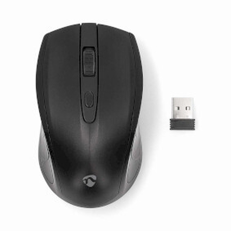 Mouse wireless 800 / 1200 / 1600 dpi adjustable dpi number of buttons: 4 both handed, , medium-null