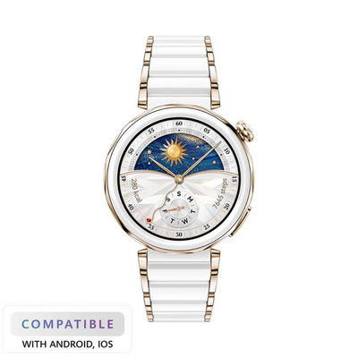 Watch gt 5 pro ceramic white, White, medium