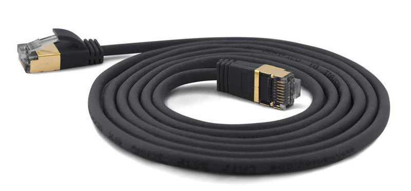 Wantec cable, network, cat 7 cable/rj45 plug, sstp, 5 m, rj-45, low-smoke, zero-halogen, ce, , medium-null