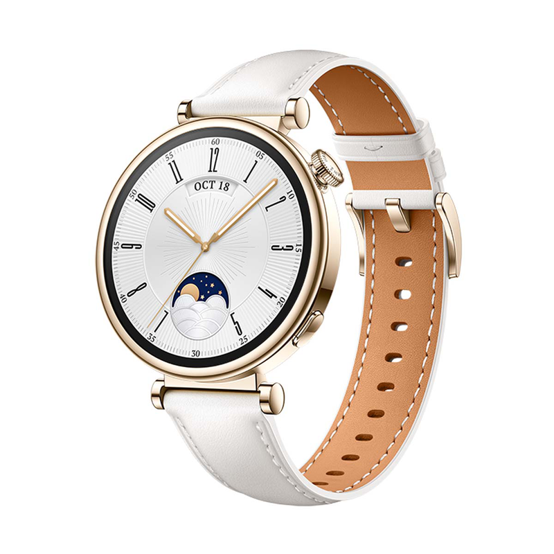 Gt4 white leather strap-null