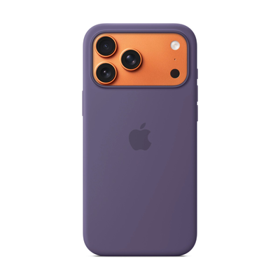 iPhone 17 pro max silicone case with MagSafe purple, Purple, medium