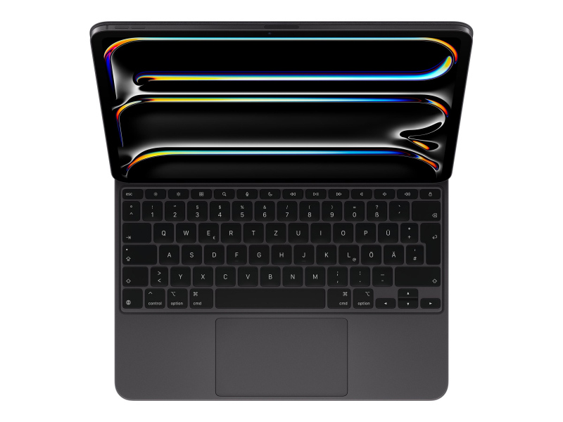 Apple magic keyboard - keyboard and folio case - with trackpad - backlit - apple smart connector - qwertz - german - black - for apple 11-inch ipad pro (m4), , medium-null