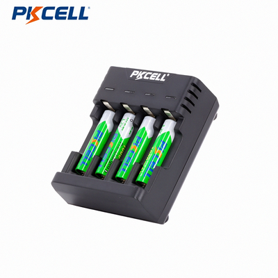 Pkcell USB φορτιστής 4 μπαταριών li-ion/ni-mh μεγέθους aa/aaa, , medium