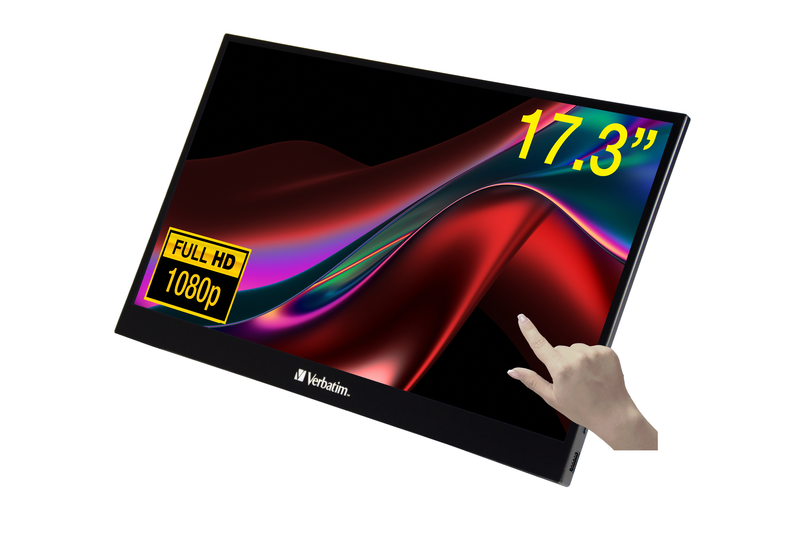 Verbatim pmt-17 17.3" monitor ips 1920x1080, , medium-null