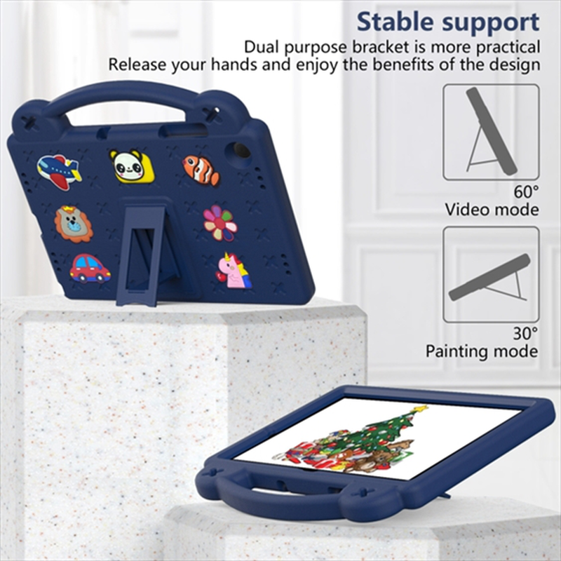 Kids protective shockproof case samsung tab a9+ x210 x216 11inch navy blue, , medium-null