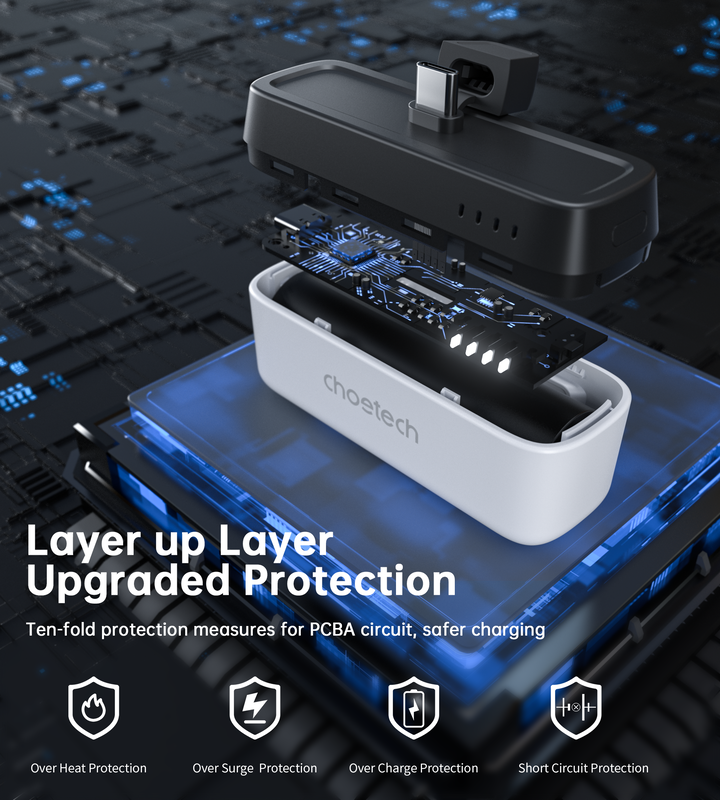 Choetech b740 power bank 5000mAh 20w &mu;&epsilon; 1 &theta;ύ&rho;&alpha; quick charge 3.0, , medium-null