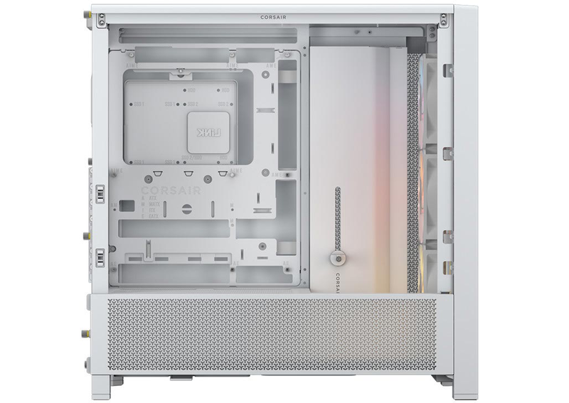Corsair frame 4000d rs argb modular mid-tower pc case (cc-9011297-ww)-null