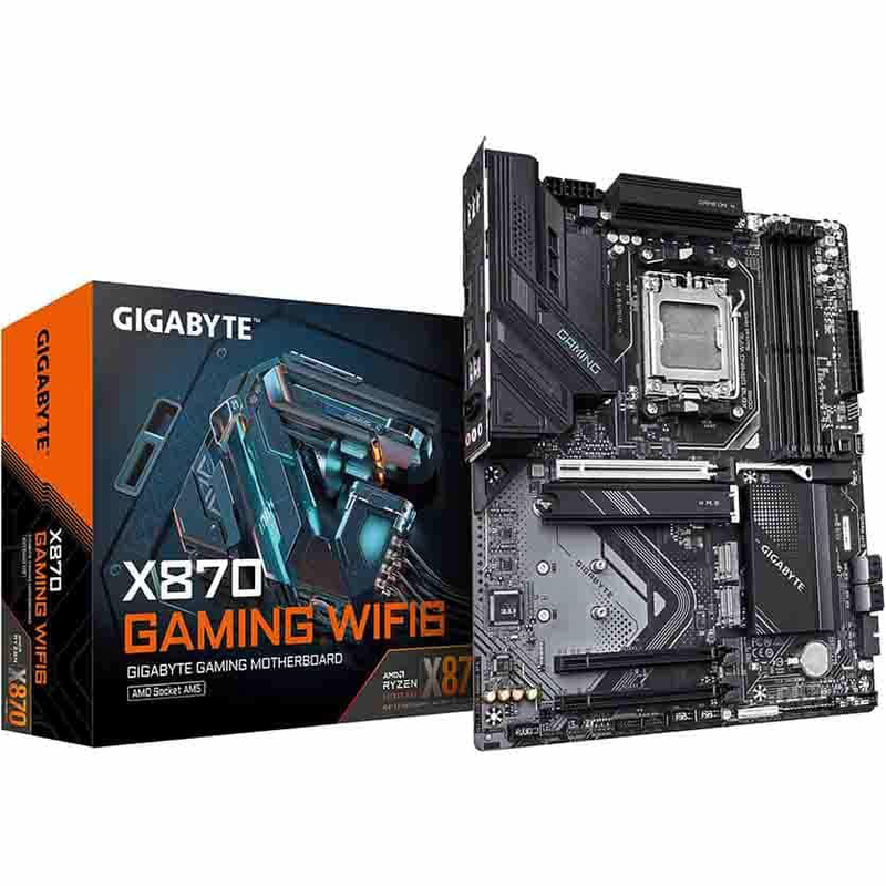 X870 gaming p Wi-Fi6 AMD am5 ddr5 motherboard atx gigabyte, , medium-null