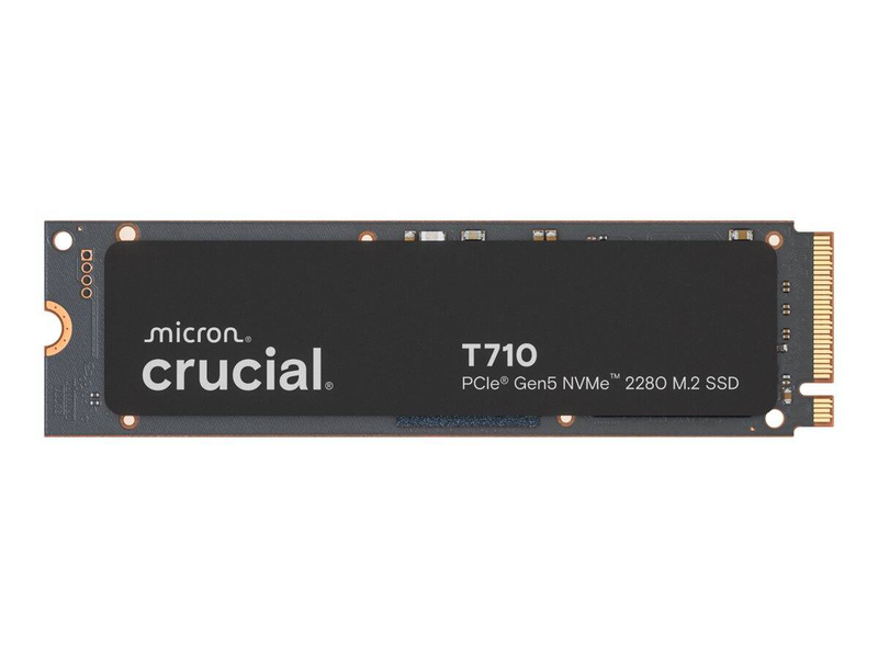 Crucial t710 ct1000t710SSD8 1TB nvme SSD m.2 2280 pcie Gen5 x4 up to 14900mb/s for gaming creators-null