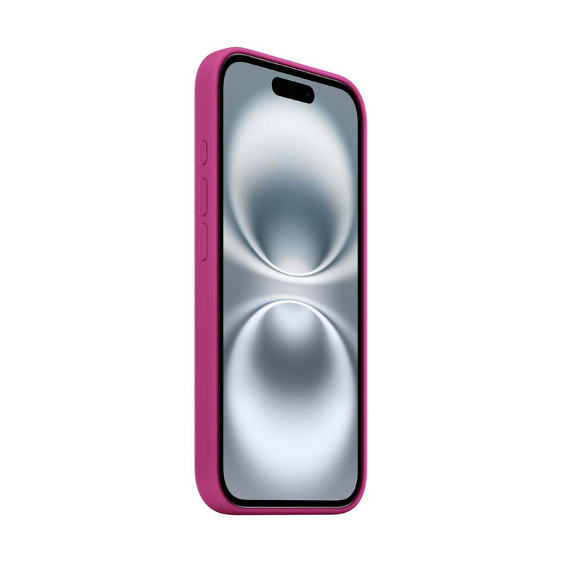 iPhone 16 silicone case with MagSafe fuchsia-null