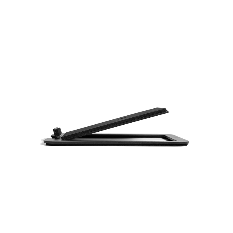 Kanto s4 angled desktop speaker stands for midsize speakers - black, pair-null