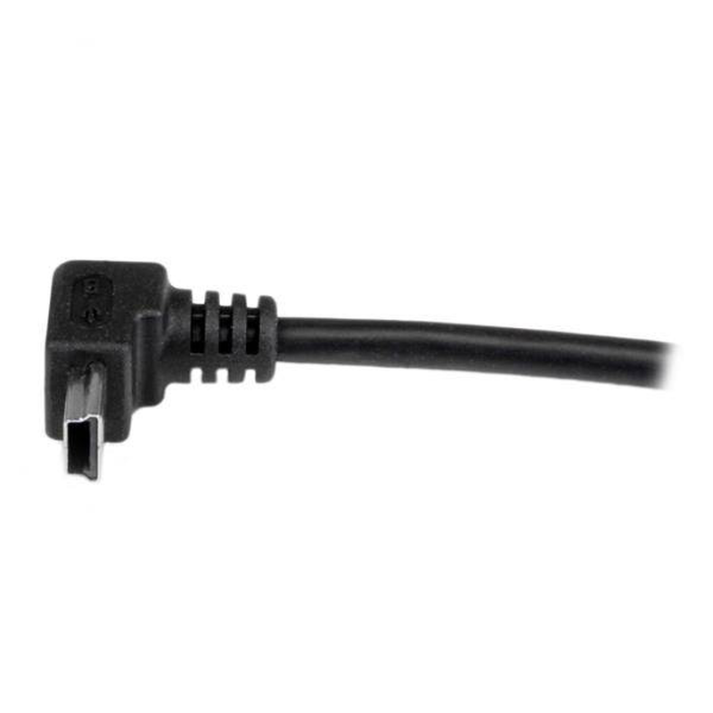 Startech  USBamb1mu 1m USB a to up-angle mini USB b cable m/m USB 2.0 shielded black-null