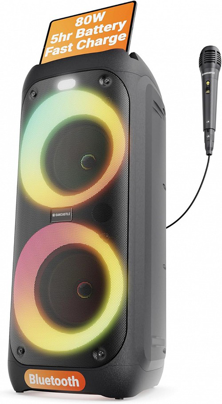 Majority ps200 oakcastle portable karaoke speaker 80w/bt/USB-null