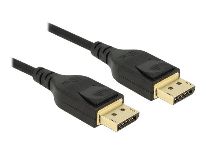 Delock - displayport cable - displayport (m) to displayport (m) - displayport 1.4 - 1 m - 8k support - black-null