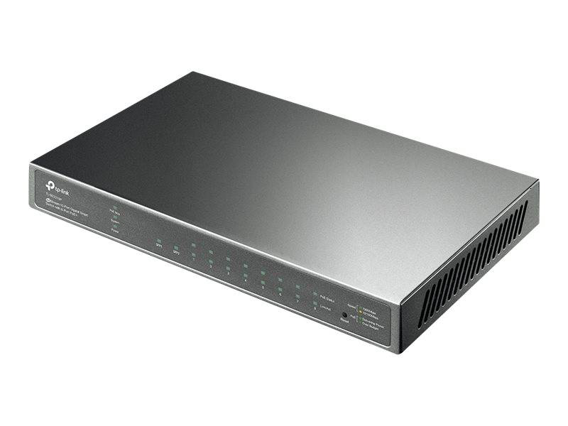 Tp-link omada tl-sg2008p 8-port gigabit smart managed switch poe-powered vlan qos wall-mountable-null