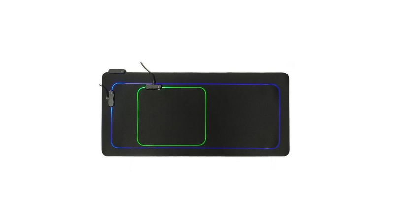 Gaming mouse and keyboard pad 800 x 300 x 3 mm with light black, , medium-null