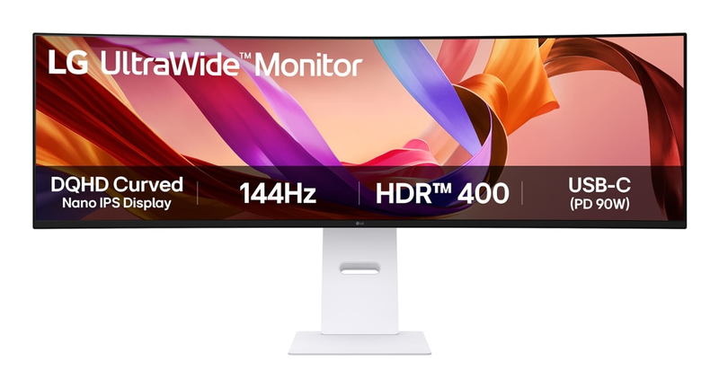 Lg 49u950a-w 49" &omicron;&theta;ό&nu;&eta; curved 144hz hdr 5120x1440-null