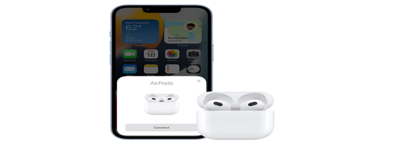 Apple AirPods (3rd Generation) with lightning charging case, , medium-null